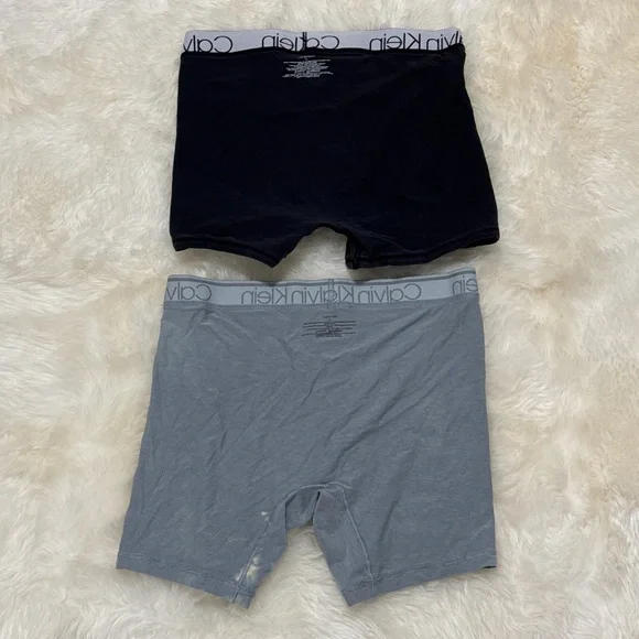 2pcs Calvin Klein CK Men Underwear Trunks Boxers Briefs Size Medium - Picture 4 of 6